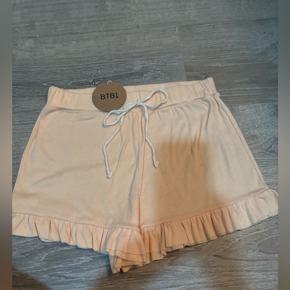 BiBi Peach Ruffle Romper - Picture 6 of 9